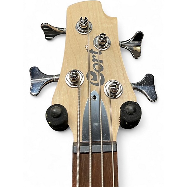 Used Cort Action PJ Open Pore Walnut Electric Bass Guitar