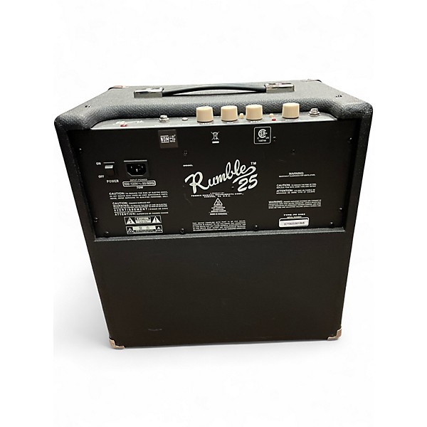 Used Fender Rumble 25 25W 1x8 Bass Combo Amp