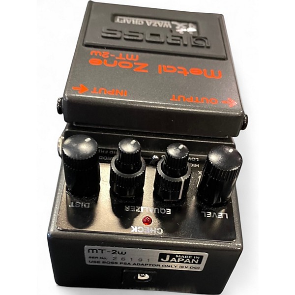 Used BOSS MT2W Metal Zone Waza Craft Effect Pedal