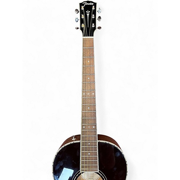 Used Fender PS220 parlor 3 Tone Sunburst Acoustic Electric Guitar