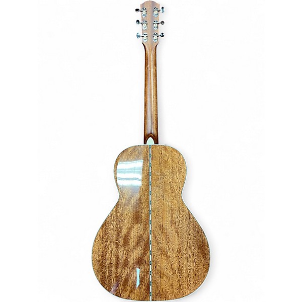 Used Fender PS220 parlor 3 Tone Sunburst Acoustic Electric Guitar