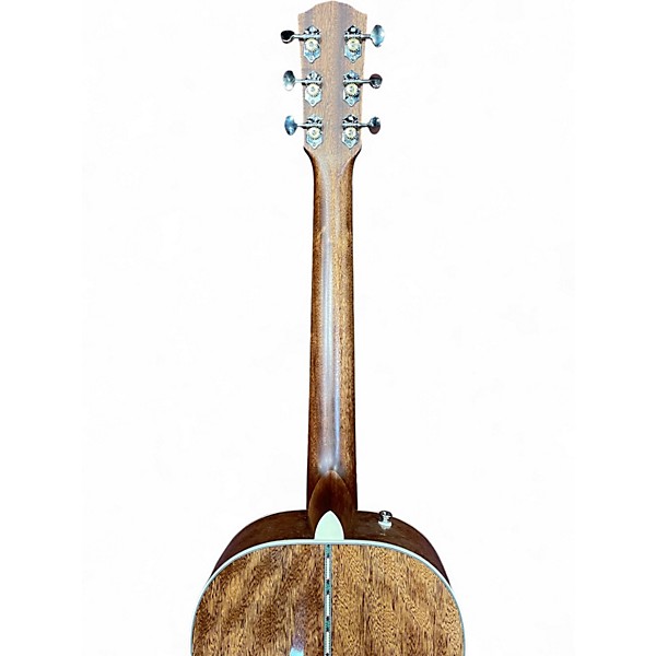 Used Fender PS220 parlor 3 Tone Sunburst Acoustic Electric Guitar