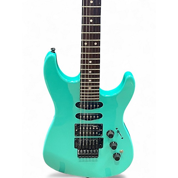 Used Fender Limited Edition HM Stratocaster MIAMI BLUE Solid Body Electric Guitar