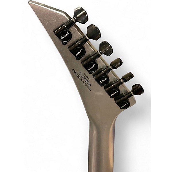 Used Jackson Soloist SL3X Silver Solid Body Electric Guitar