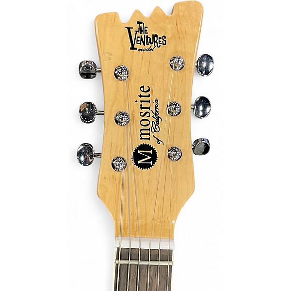 Used Mosrite The Ventures Model Metallic Blue Solid Body Electric Guitar