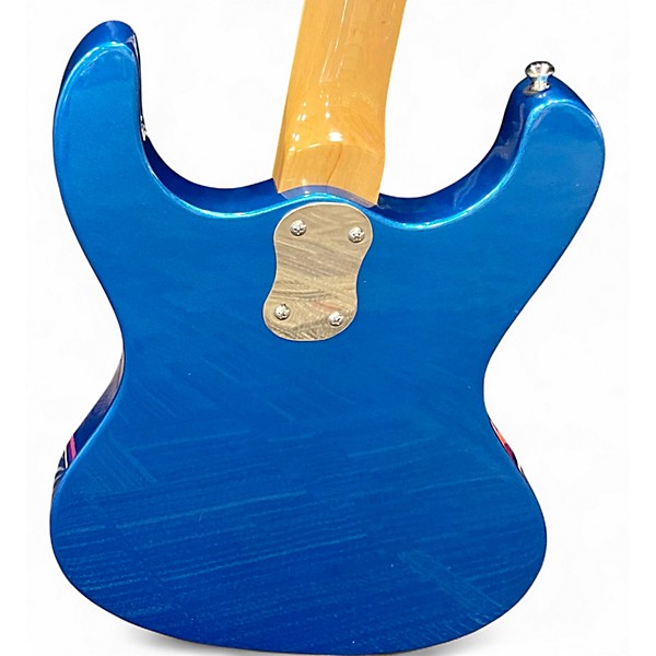 Used Mosrite The Ventures Model Metallic Blue Solid Body Electric Guitar