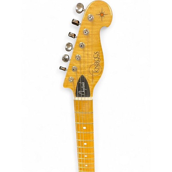 Used Knaggs Choptank HT Blue Paisley Solid Body Electric Guitar