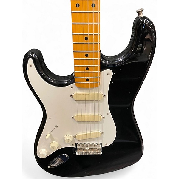 Used Fender 1990'S MIJ Stratocaster Left Handed Black Solid Body Electric Guitar