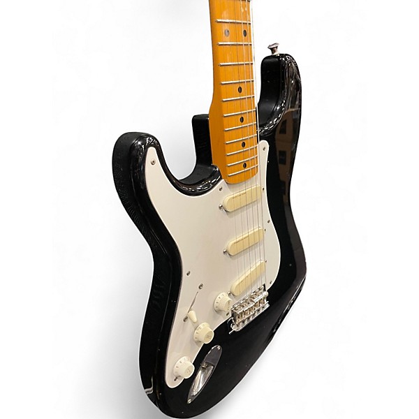 Used Fender 1990'S MIJ Stratocaster Left Handed Black Solid Body Electric Guitar