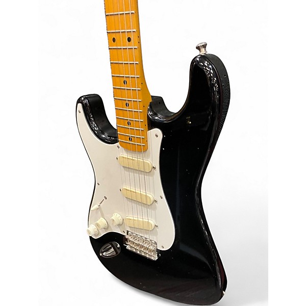 Used Fender 1990'S MIJ Stratocaster Left Handed Black Solid Body Electric Guitar