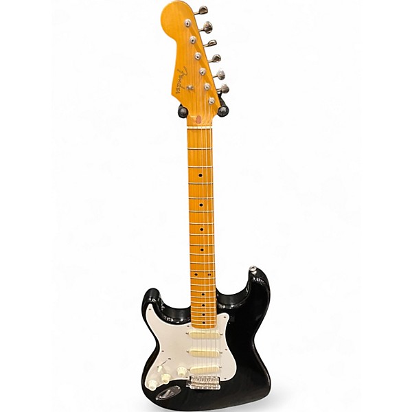 Used Fender 1990'S MIJ Stratocaster Left Handed Black Solid Body Electric Guitar