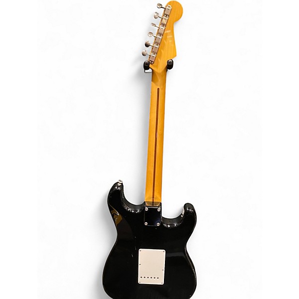 Used Fender 1990'S MIJ Stratocaster Left Handed Black Solid Body Electric Guitar