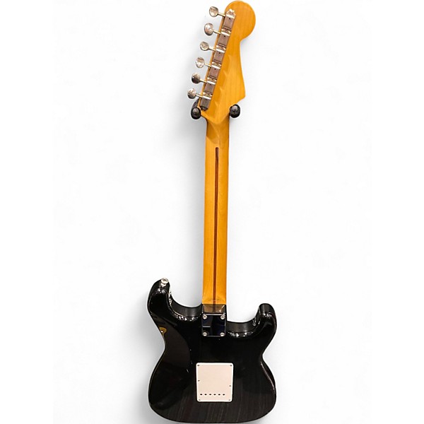 Used Fender 1990'S MIJ Stratocaster Left Handed Black Solid Body Electric Guitar