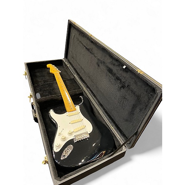 Used Fender 1990'S MIJ Stratocaster Left Handed Black Solid Body Electric Guitar