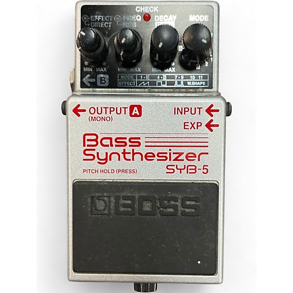 Used BOSS SYB5 Bass Synth Bass Effect Pedal