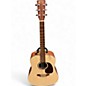 Used Martin DXME Natural Acoustic Electric Guitar thumbnail