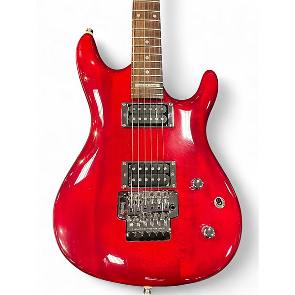 Used Ibanez JS100 Joe Satriani Signature red Solid Body Electric Guitar