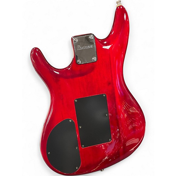 Used Ibanez JS100 Joe Satriani Signature red Solid Body Electric Guitar