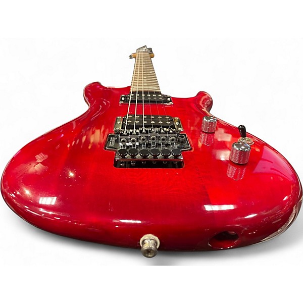 Used Ibanez JS100 Joe Satriani Signature red Solid Body Electric Guitar