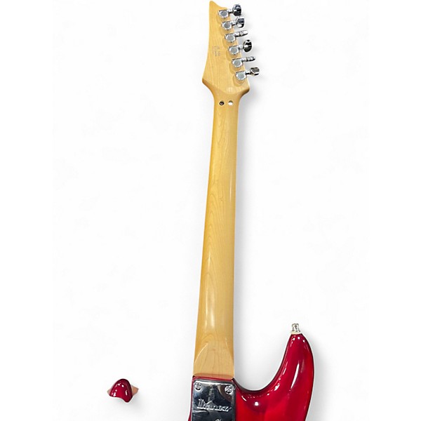 Used Ibanez JS100 Joe Satriani Signature red Solid Body Electric Guitar