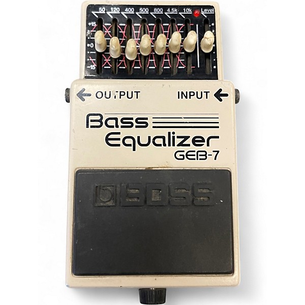 Used BOSS GEB7 7 Band Bass Equalizer Bass Effect Pedal