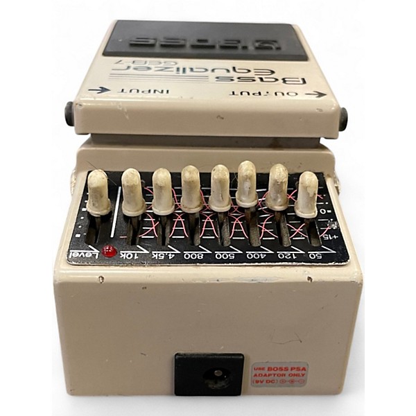 Used BOSS GEB7 7 Band Bass Equalizer Bass Effect Pedal