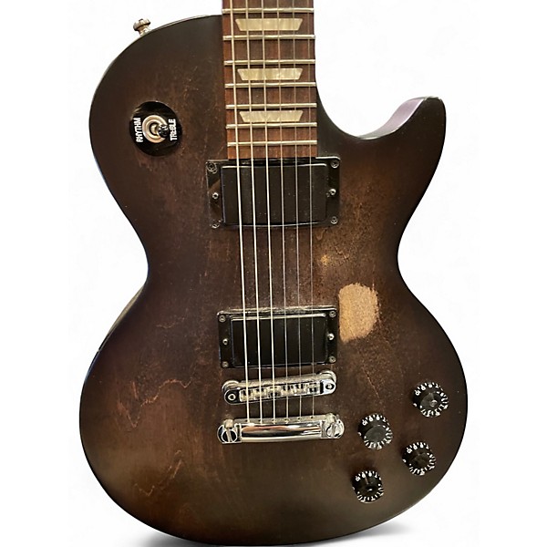 Used 2013 Gibson LPJ Worn Brown Solid Body Electric Guitar
