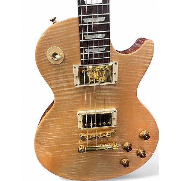 Used Gibson Les Paul Studio Premium Plus Natural Solid Body Electric Guitar