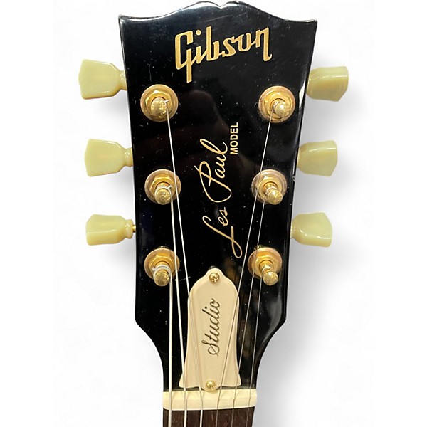 Used Gibson Les Paul Studio Premium Plus Natural Solid Body Electric Guitar