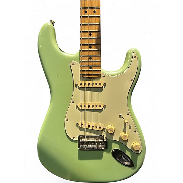 Used Fender 75TH Anniversary Player Stratocaster Surf Pearl Solid Body Electric Guitar