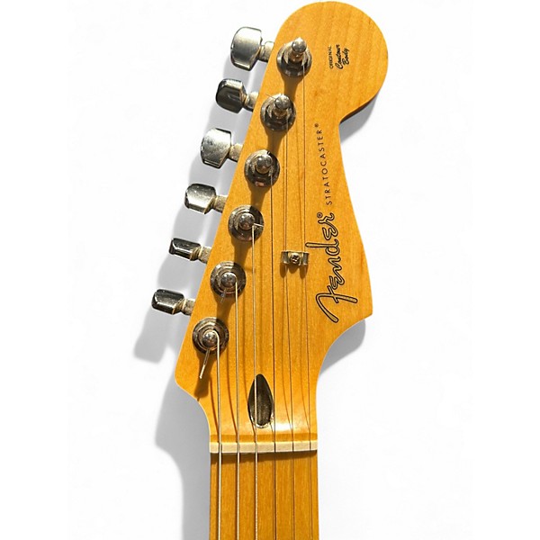 Used Fender 75TH Anniversary Player Stratocaster Surf Pearl Solid Body Electric Guitar