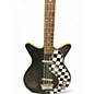 Used Danelectro 59DC Black Metalflake Electric Bass Guitar