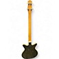 Used Danelectro 59DC Black Metalflake Electric Bass Guitar