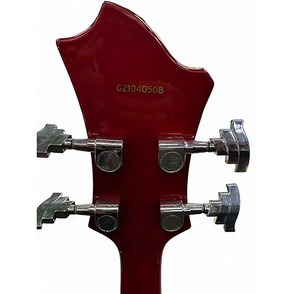 Used Hagstrom VIKING TRANSPARENT Red Hollow Body Electric Guitar