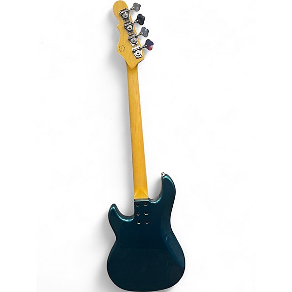 Used G&L Tribute LB100 Emerald Blue Metallic Electric Bass Guitar
