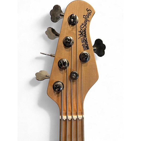 Used Ernie Ball Music Man Stingray 5 String 2 Color Sunburst Electric Bass Guitar