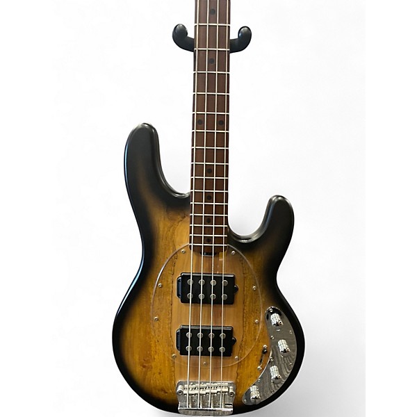 Used Sterling by Music Man RAY34HH Natural Burst Electric Bass Guitar