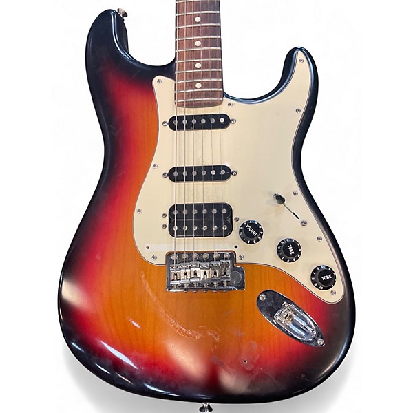 Used Fender Highway One Stratocaster 3 Color Sunburst Solid Body Electric Guitar