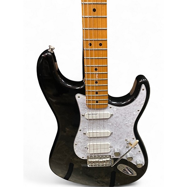 Used 2015 Fender Jimi Hendrix Stratocaster Black Solid Body Electric Guitar