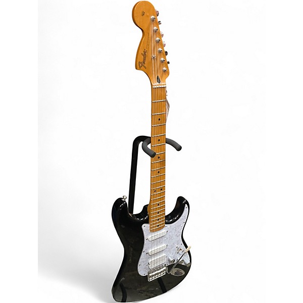 Used 2015 Fender Jimi Hendrix Stratocaster Black Solid Body Electric Guitar