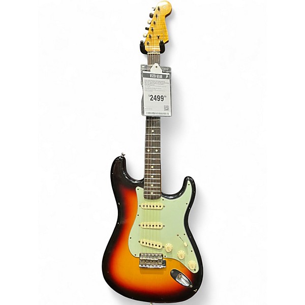 Used 2015 Fender CUSTOM SHOP 1962 JOURNEY MAN WILLCUT 2 Color Sunburst Solid Body Electric Guitar