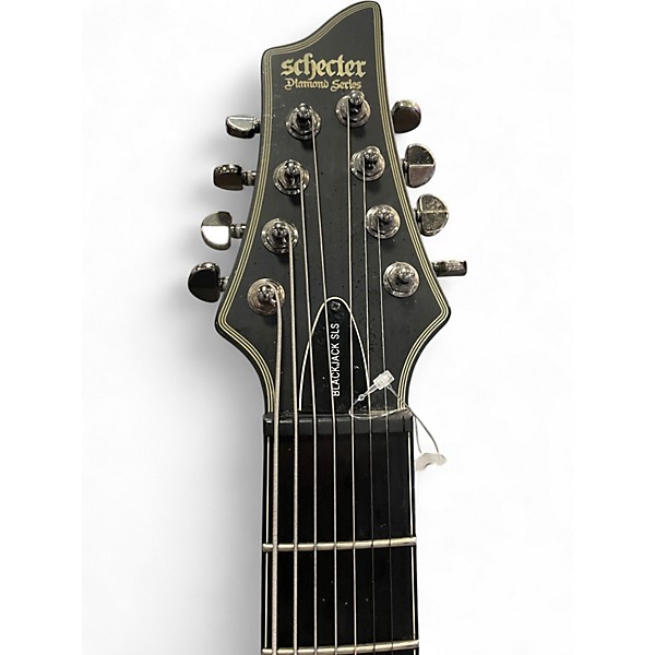Used Schecter Guitar Research Blackjack SLS Black Solid Body Electric Guitar