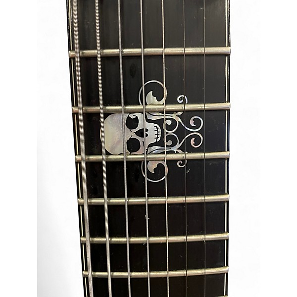 Used Schecter Guitar Research Blackjack SLS Black Solid Body Electric Guitar