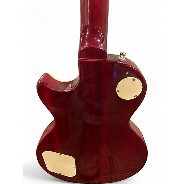 Used 2008 Epiphone Les Paul Standard Cherry Sunburst Solid Body Electric Guitar