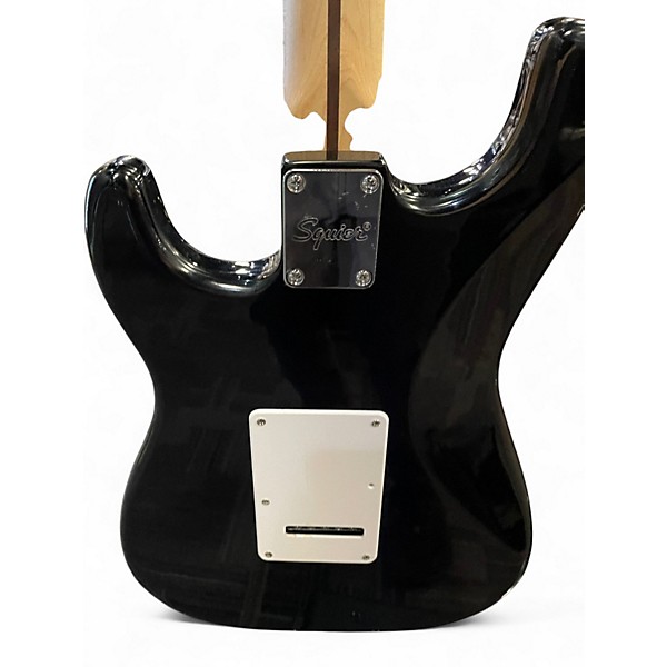 Used Squier SONIC STRATOCASTER Black Solid Body Electric Guitar