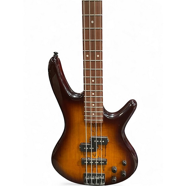 Used Ibanez GSRM20 Mikro Short Scale Brown Sunburst Electric Bass Guitar