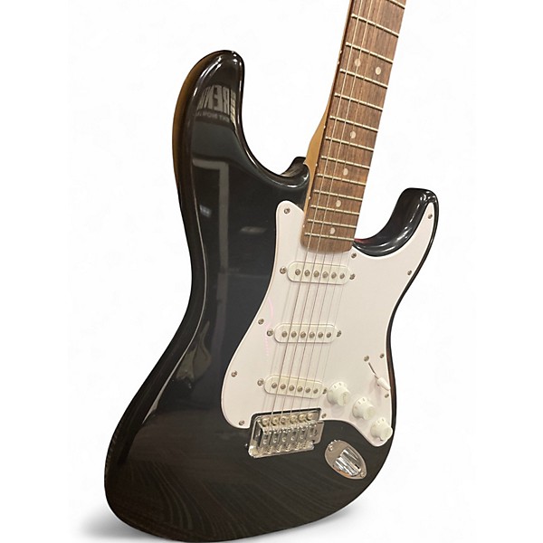 Used Squier Affinity Stratocaster Black Solid Body Electric Guitar