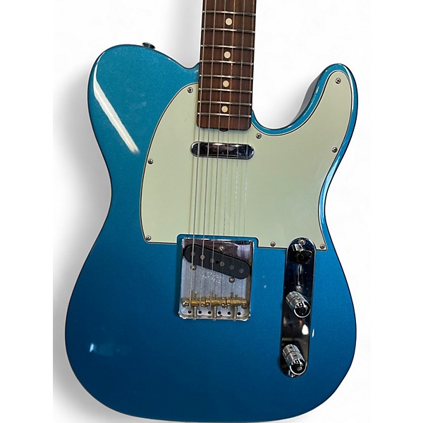 Used Fender Vintera 60s Telecaster Modified Pau Ferro Fingerboard Blue Solid Body Electric Guitar