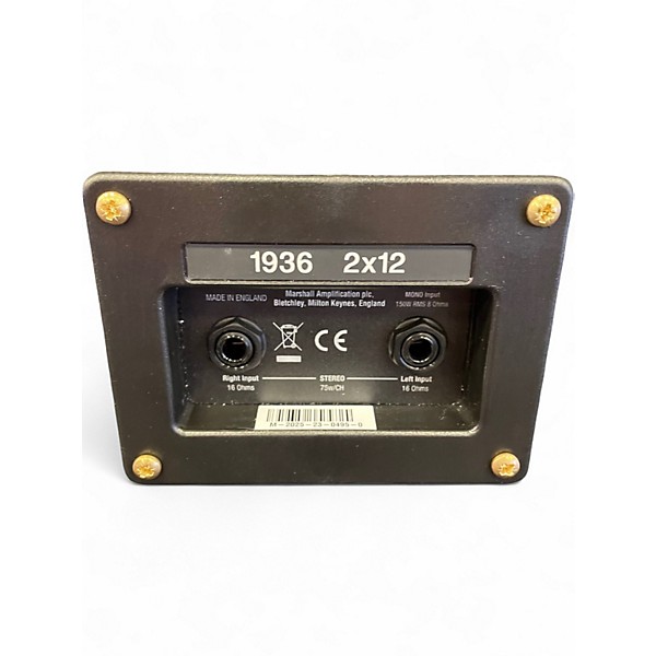 Used Marshall 1936 150W 2x12 Guitar Cabinet