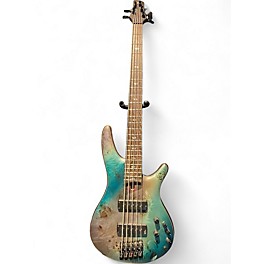 Used Ibanez SR1605B Blue Electric Bass Guitar